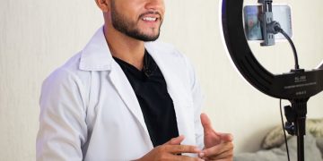 Smiling Man in Doctor Uniform