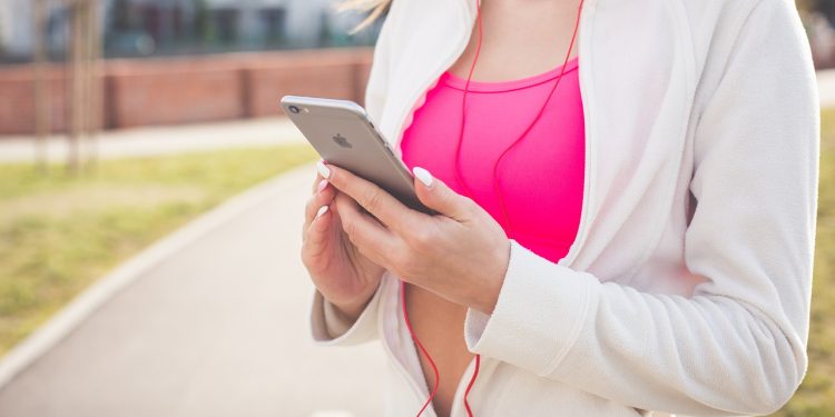woman, music, fit