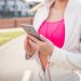woman, music, fit