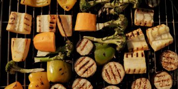 Vegetables on a Griller