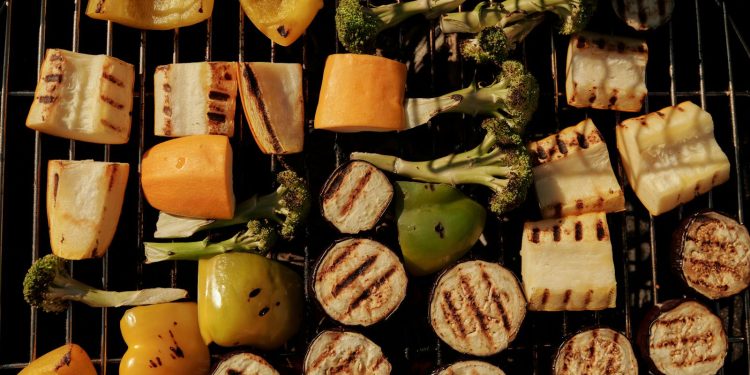 Vegetables on a Griller