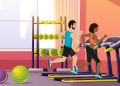 gym, treadmill, athletics