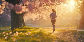 ai generated, woman, jogging
