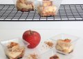 An Apple Near Parfait in Plastic Containers